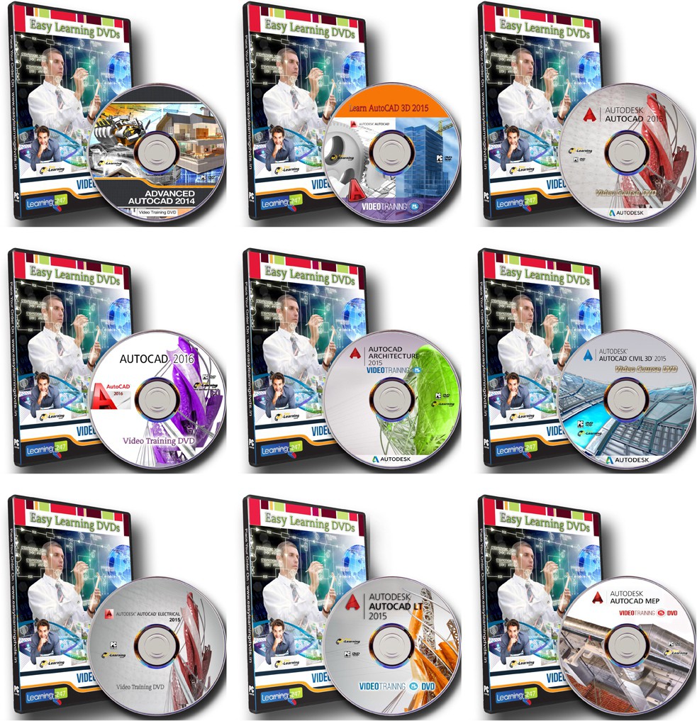 Master Of AutoCAD Complete Video Training Bundle Combo Pack