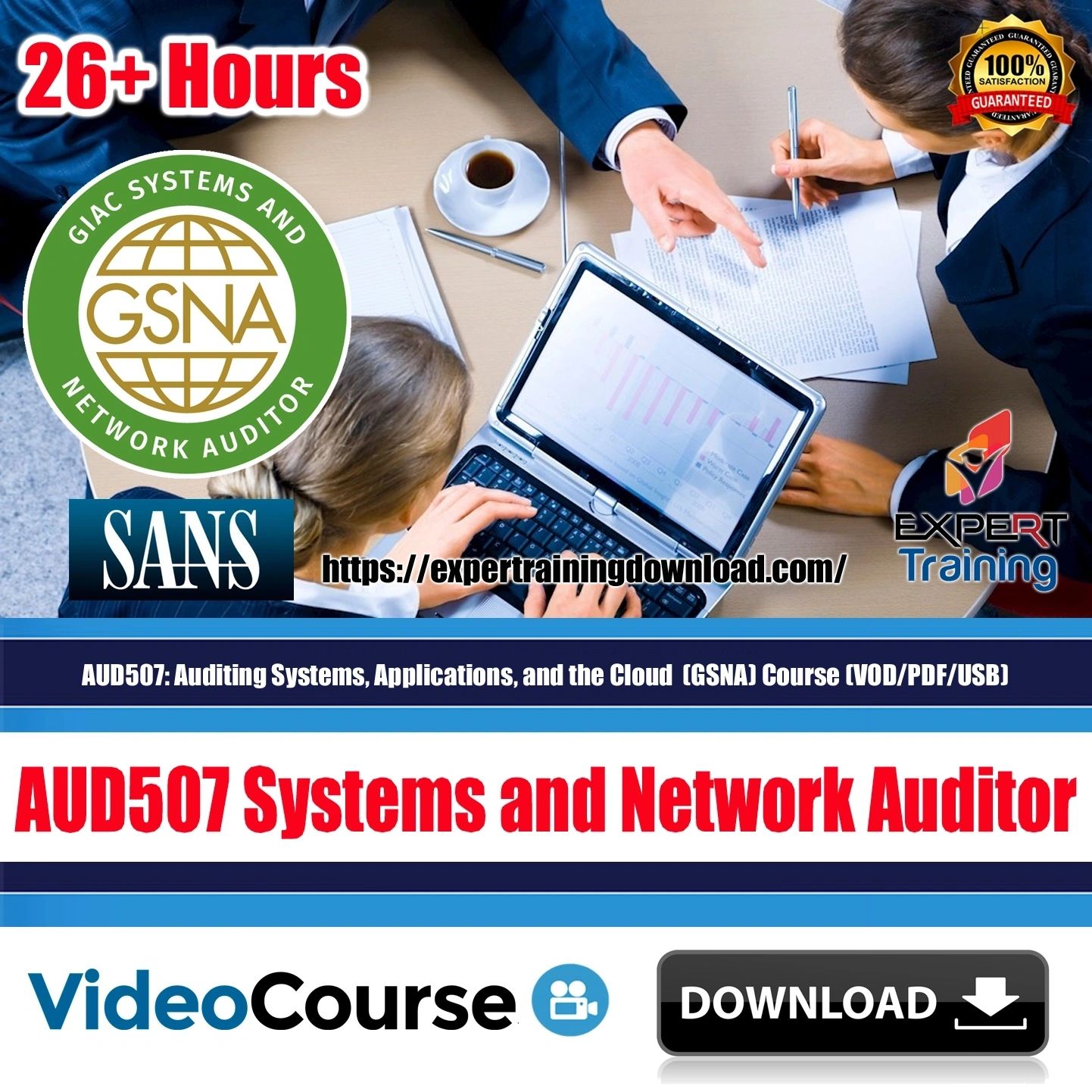 AUD507 Auditing Systems, Applications, and the Cloud (GSNA) Course (VoD/PDF/USB)