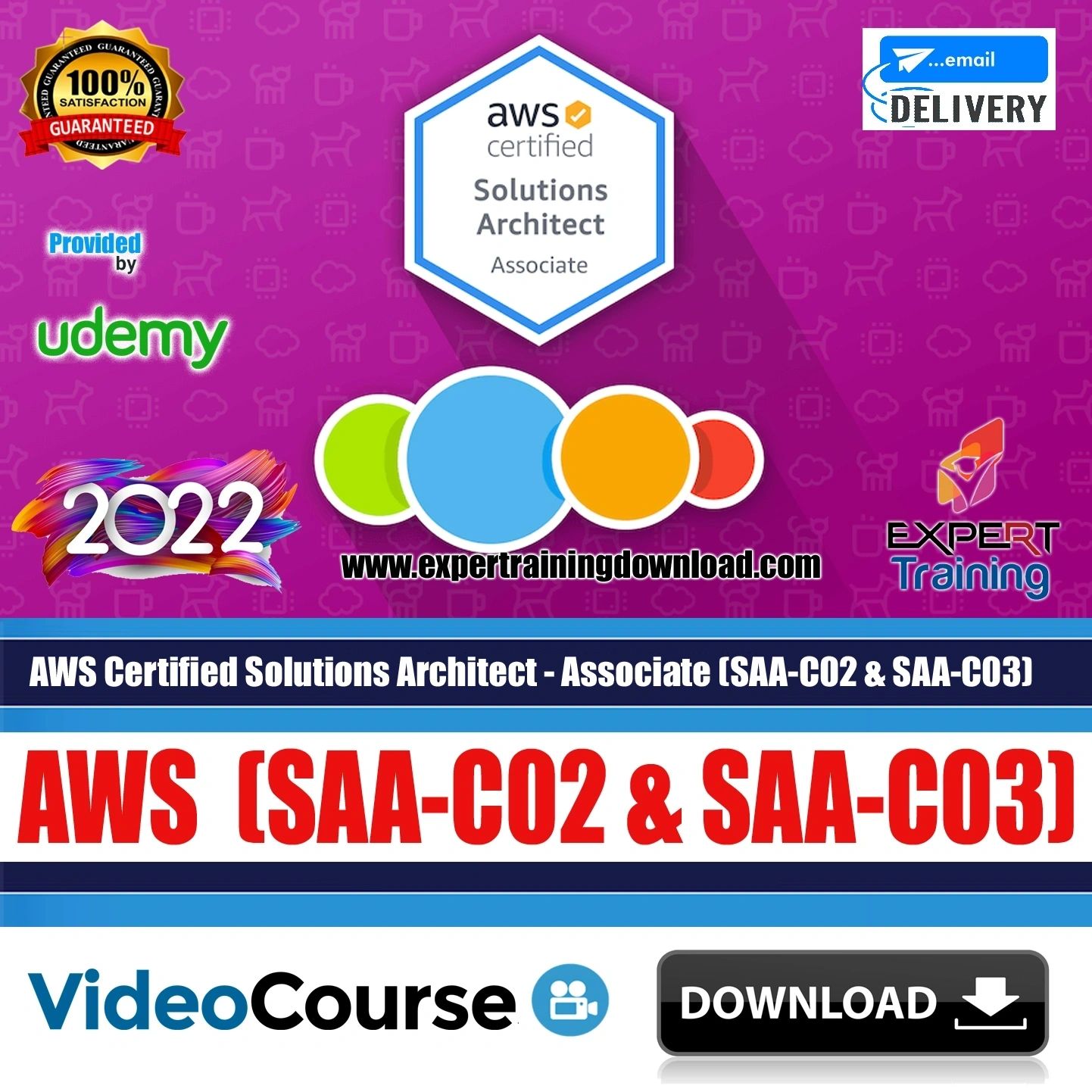 AWS Certified Solutions Architect – Associate (SAA-C03) 25+ Hours Course & PDF Guides