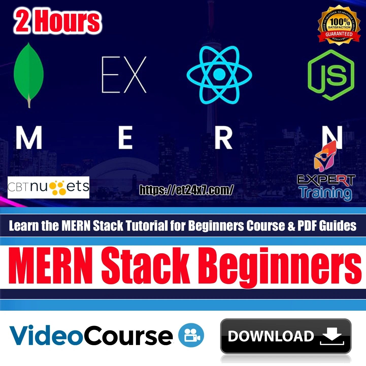 Learn the MERN Stack Tutorial for Beginners Course & PDF Guides