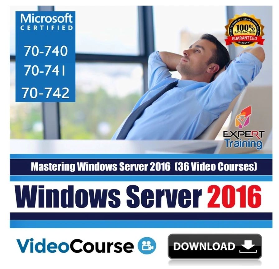 Mastering Windows Server 2016 ( 36 Courses 126 Hours) Course & PDF Guides